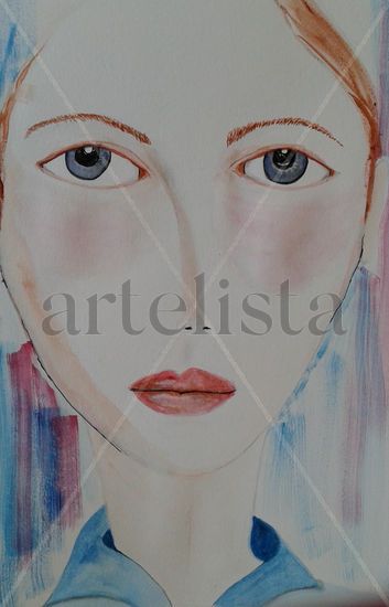 Retrato Watercolour Card Portrait