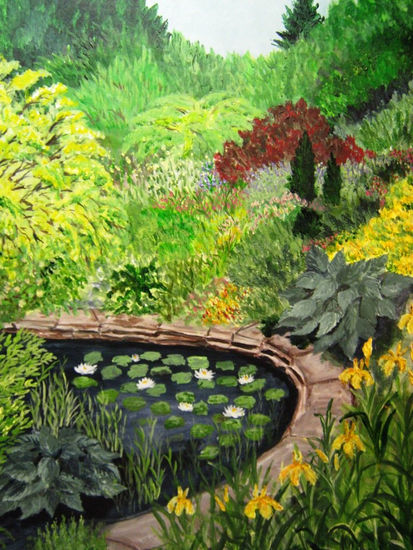 JARDIN DE LAS DELICIASII Acrylic Card Landscaping