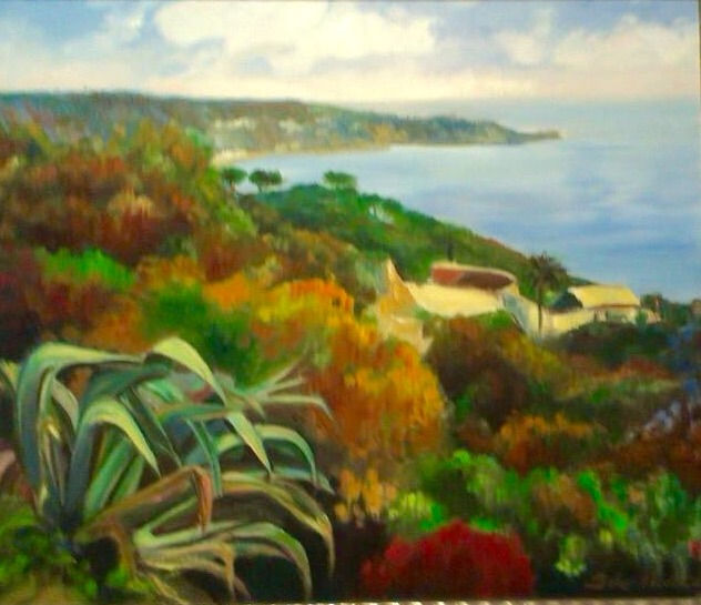 Camí de ronda Oil Canvas Landscaping