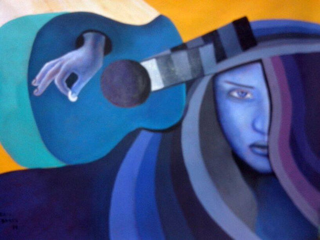 un sonido en la cabeza Acrylic Canvas Others