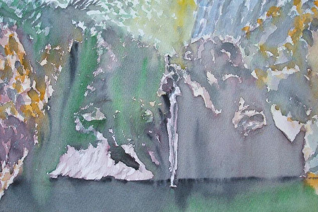 La Cascada Verde. Watercolour Paper Landscaping