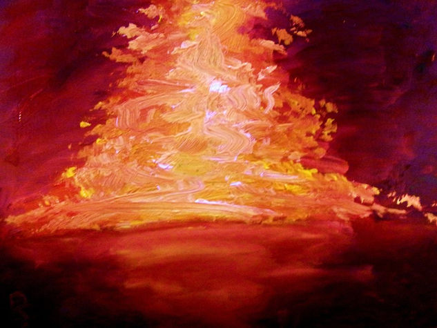 Fire storm Acrylic Panel Landscaping