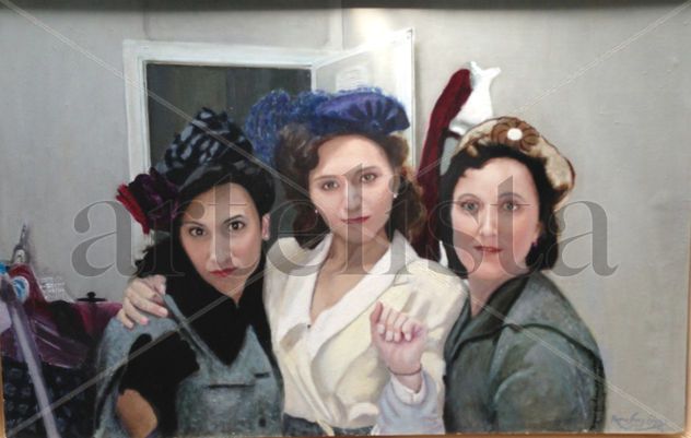 Amar,en tiempos revueltos,cine,television, cuadros pintura,oleos,vintage,retro,mujeres,paisajes,realismo,figurativo,arte