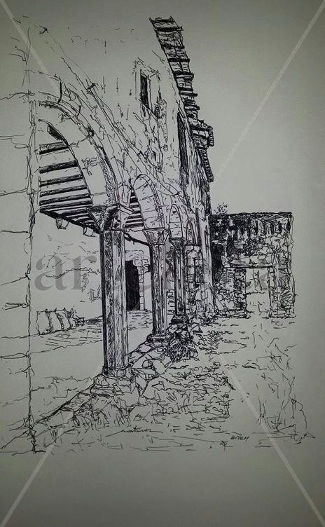 Claustro gótico,...