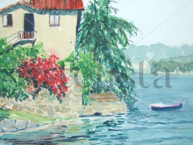 ria de villaviciosa Watercolour Paper Landscaping