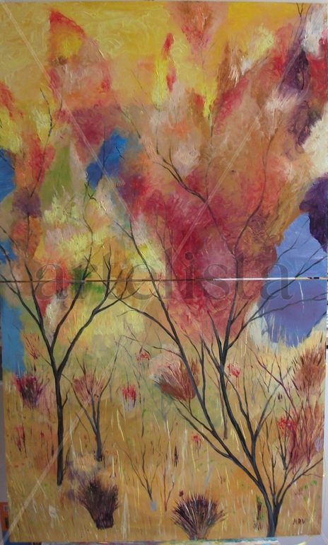 Incendio en otoño