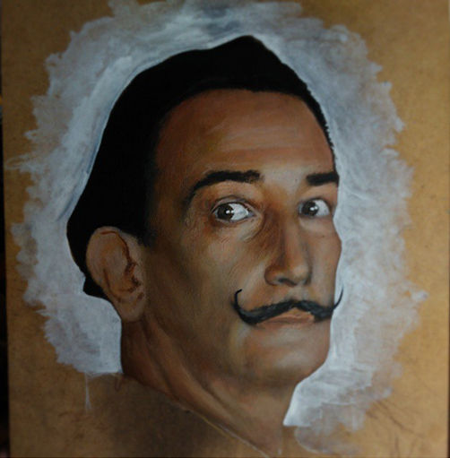 el gran maestro Acrylic Panel Portrait