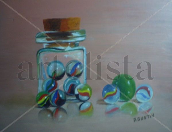 canicas Oil Panel Still Life Paintings