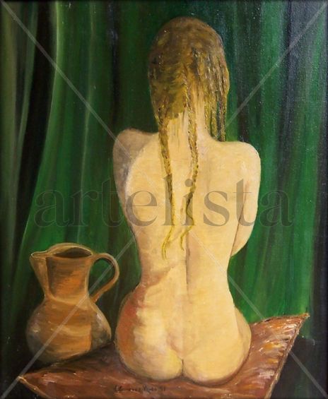 Desnudo en verde