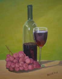 Vino y uvas