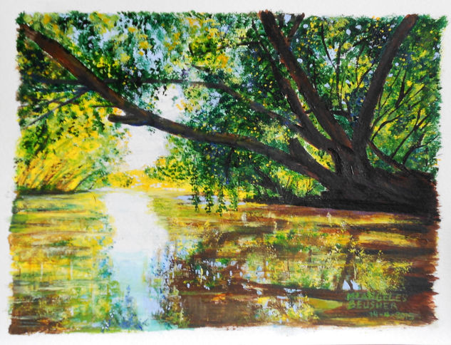 Paisaje de El Tigre Acrylic Paper Landscaping