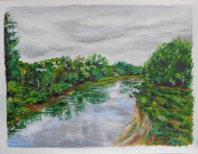 Río Vélez Acrylic Paper Landscaping