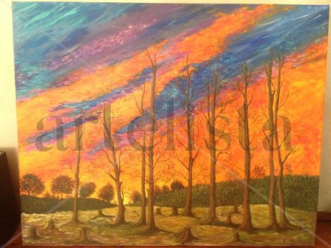 Amanecer en el bosque