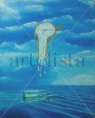 el ultimo mensaje Oil Canvas Marine Painting