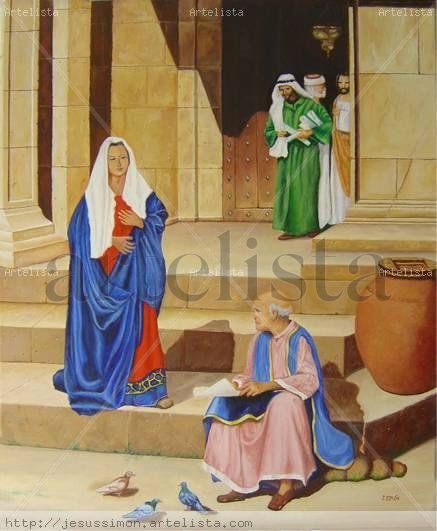 La Virgen rodeada por los doctores