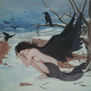 angel en la nieve