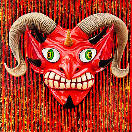 Diablo Óleo Otros Retrato