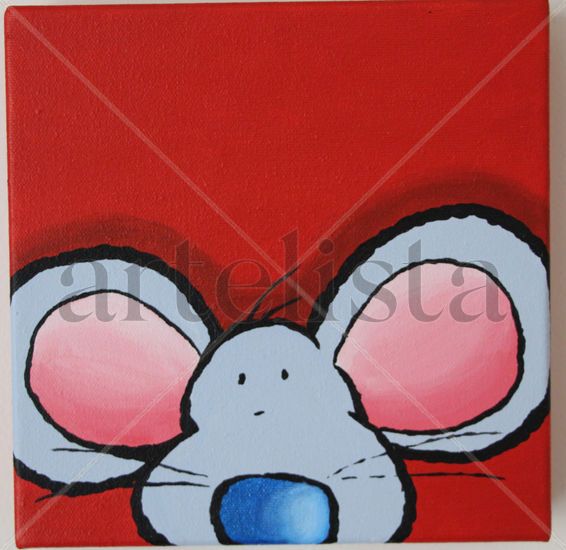 Ratoncito Acrylic Canvas Others