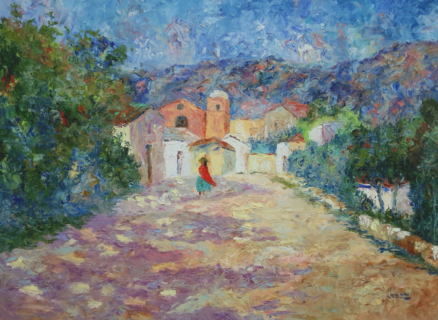 ENTRE CASAS - Lizoite, Salta Oil Canvas Landscaping