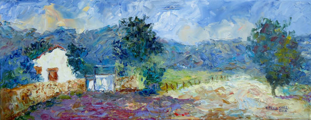 VILLA VERANIEGA - San Lorenzo, Salta Oil Canvas Landscaping