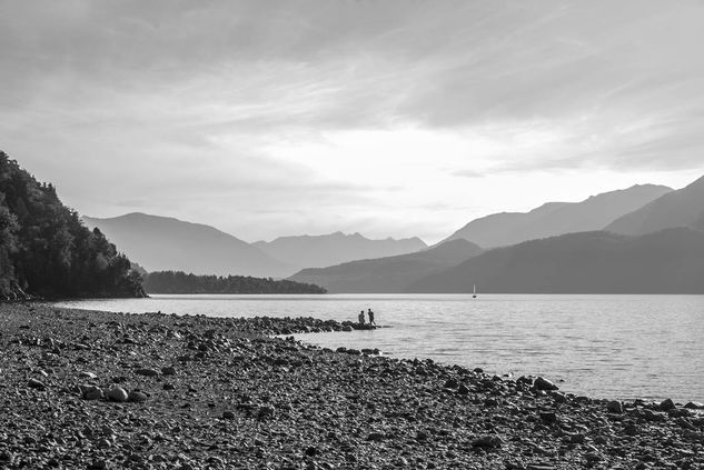 Playa Catritre Nature Black and White (Digital)