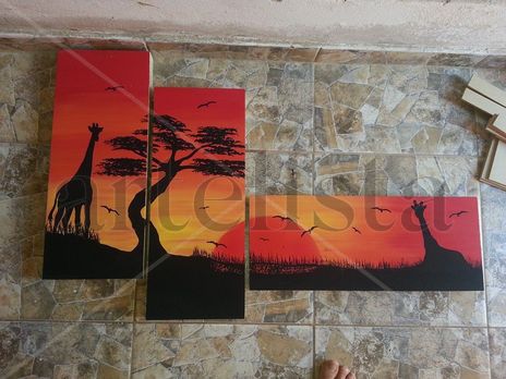 Cuadro triptico