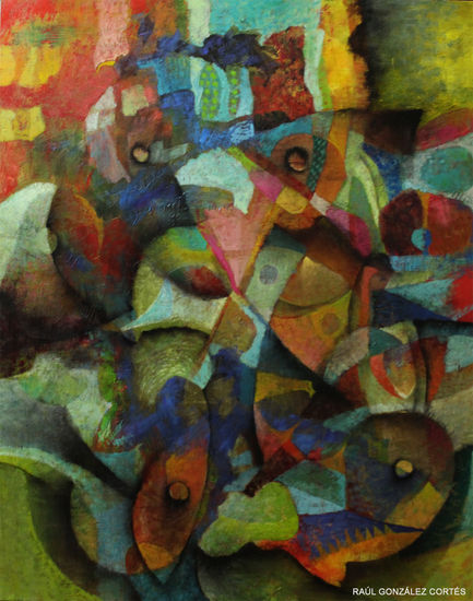 Peces Acrylic Canvas Animals