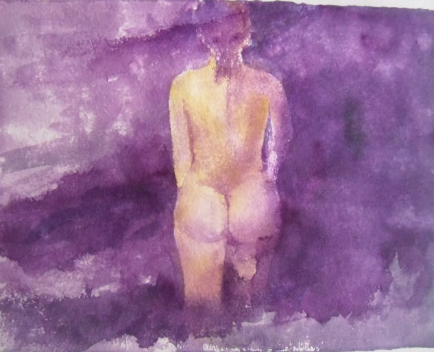 MUJER MAR Watercolour Paper Nude Paintings