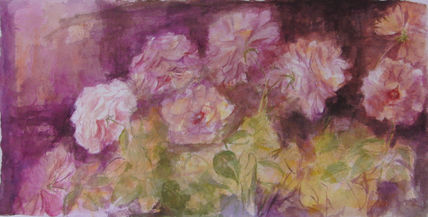 Rosal en primavera
