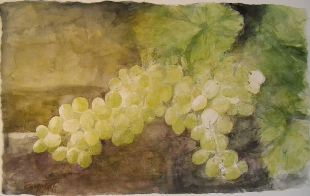 DUE GRAPPE Watercolour Paper Floral Painting