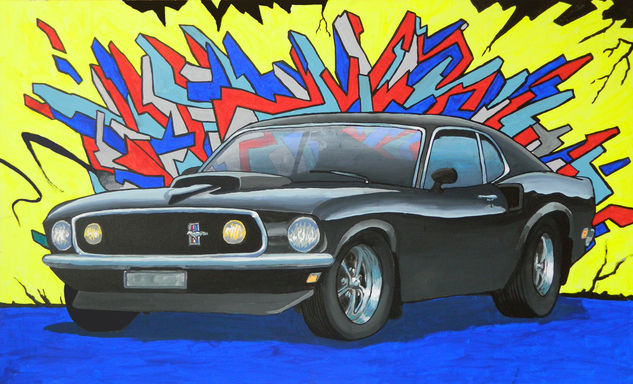 Mustang 65 Acrylic Canvas Others