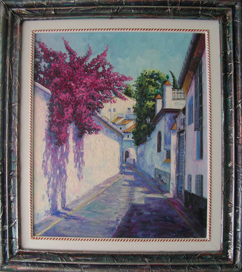 CALLE DE GRANADA Oil Canvas Landscaping