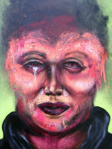 GRAFFITI BARCELONA. Rostro en Urban Funke