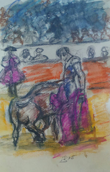 De toros y toreros 2015 Mixed Media