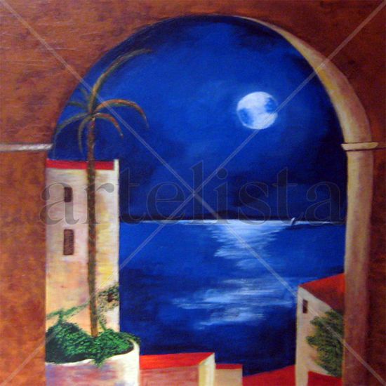 DESDE EL BALCÓN Acrylic Canvas Landscaping