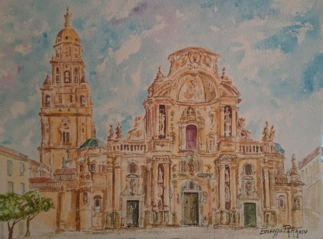 CATEDRAL DE MURCIA Watercolour Paper Landscaping