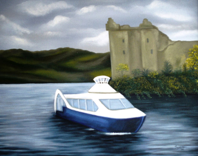 urquhart castle Oil Canvas Landscaping