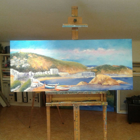 Blanes 2015 Acrylic Canvas Marine Painting