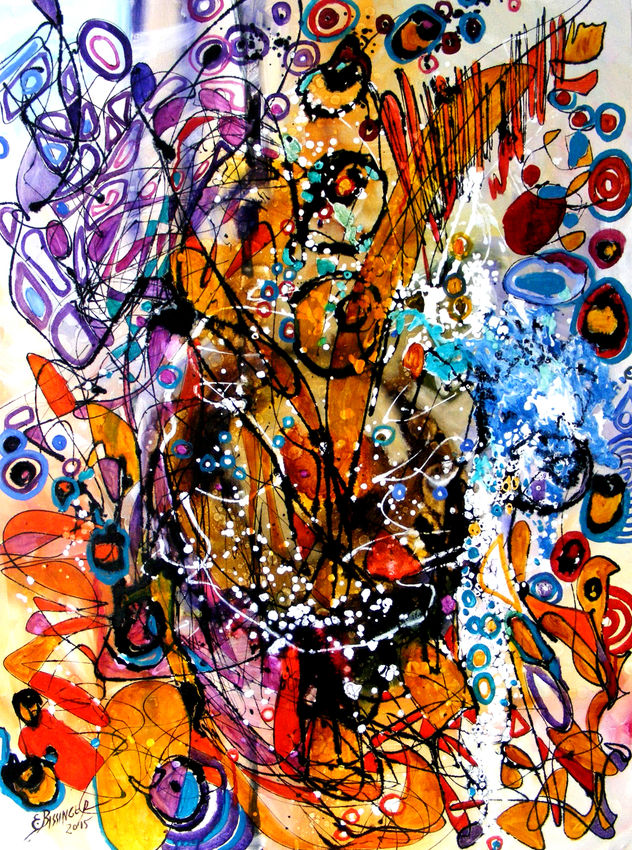 Ploile de mai,ABSTARCT, by E.BISSINGER