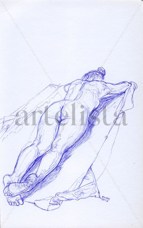 Mujer acostada 1