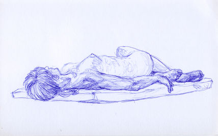 Mujer acostada 2