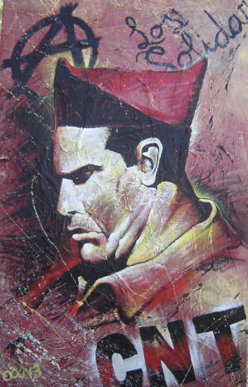 Durruti Acrílico Lienzo Retrato