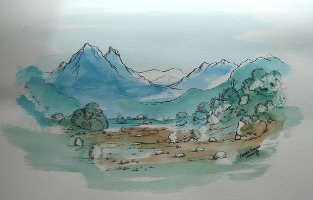 Montañas al fondo