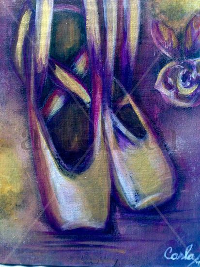 Zapatillas Acrylic Canvas Figure Painting