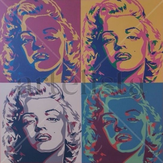 Marilyn Monroe_Pop Art Acrylic Canvas Portrait