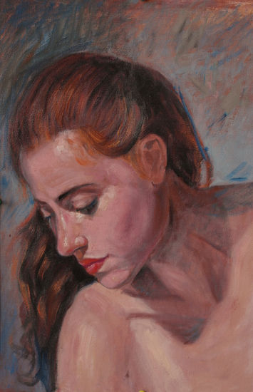 Modelo 4 Oil Canvas Portrait