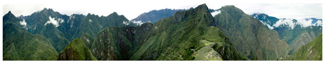 Panorámica Machu Picchu Naturaleza Color (Digital)