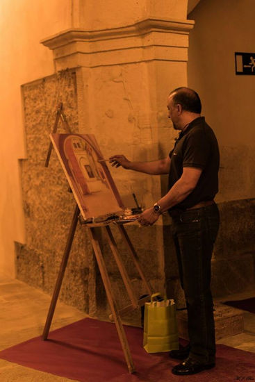 PINTANDO EN EL MUSEO MANUEL AGUILERA Retrato Blanco y Negro (Digital)