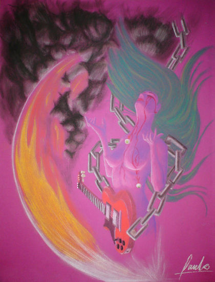 Alice in chains Pastel Cartulina Desnudos