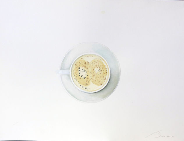 Taza de café con leche
